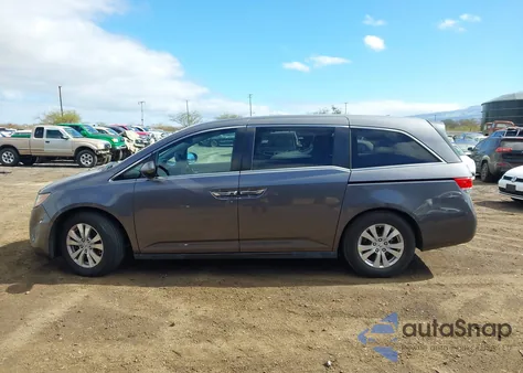 2015 Honda Odyssey Ex-L из США, поврежденный, VIN 5FNRL5H68FB037568